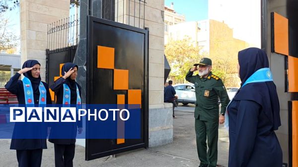 آیین نواختن زنگ پدافند غیرعامل در ناحیه شش مشهد