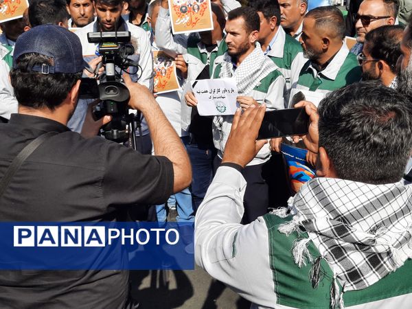 وداع با سید الشهدا خدمت