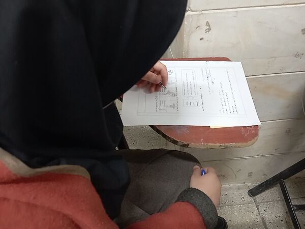 امتحانات نوبت اول در دبیرستان نمونه اندیشه 