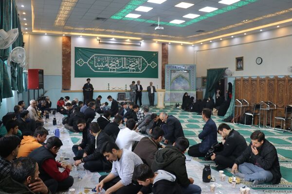 بدرقه دانش‌آموزان فعال عضو تشکل‌های دانش‌آموزی به مراسم دیدار با رهبر انقلاب