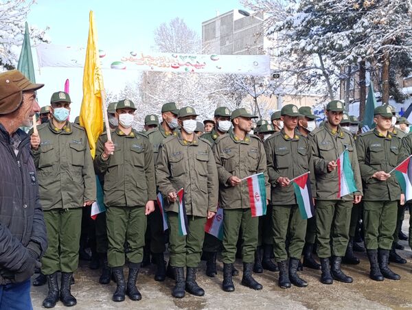 برگزاری راهپیمایی ۲۲ بهمن ماه در شهرستان نیشابور 