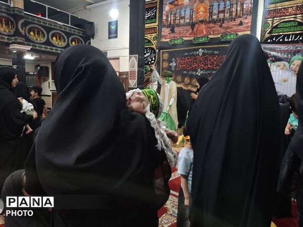 مراسم شیرخوارگان حسینی در مسجد موسی بن جعفر توس ۷۹ 