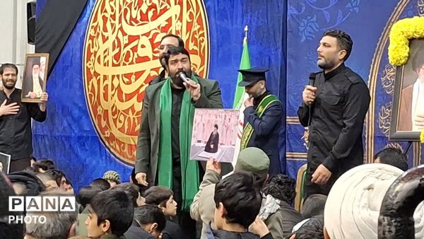 اجتماع خونخواهی مردم انقلابی قم در حرم حضرت معصومه(س)
