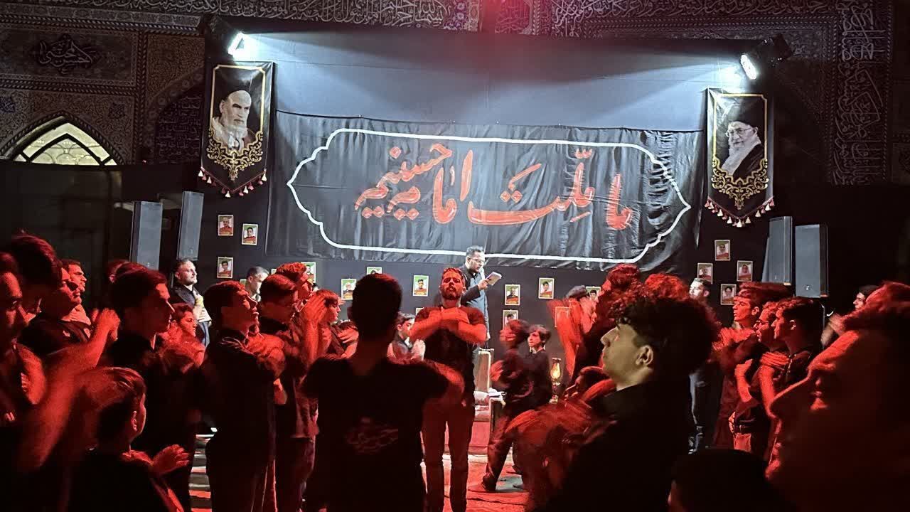 مراسم شب سوم محرم در مسجد جامع حجت بن الحسن العسکری (عج)فردیس