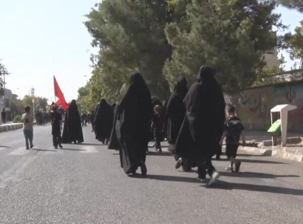 مراسم اربعین حسینی با حضور پرشور مردم باخرز برگزار شد