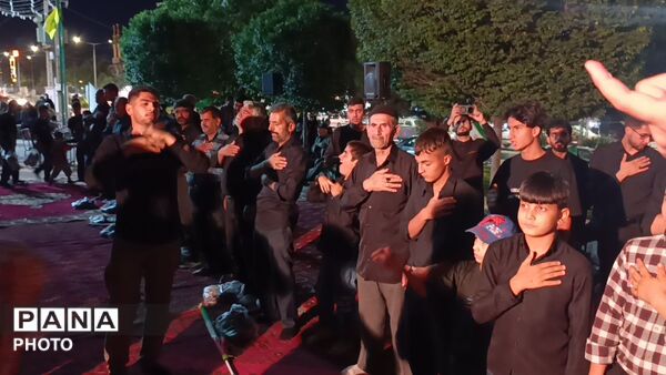 مراسم عزاداری شب سوم ماه محرم در نیشابور 