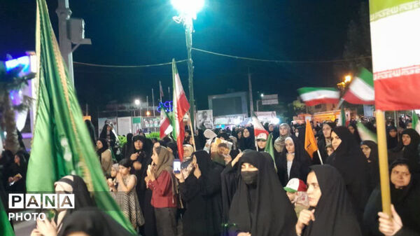 هم‌صدا در  میادین وخیانهای شهر کوهدشت در هشتاد ونهمین شب مقاومت