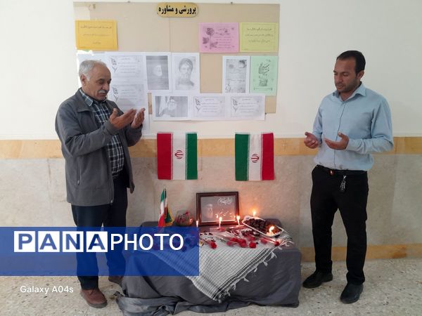 مدارس شهرستان صالح آباد عزادار سید مقاومت