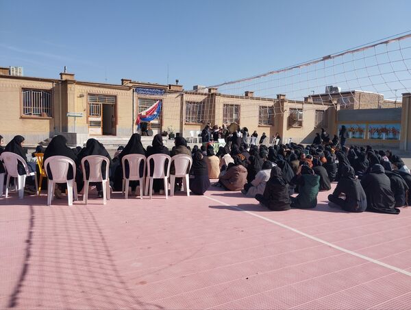 جشن میلاد امام زمان در هنرستان شهید شهیدی خلیل آباد 