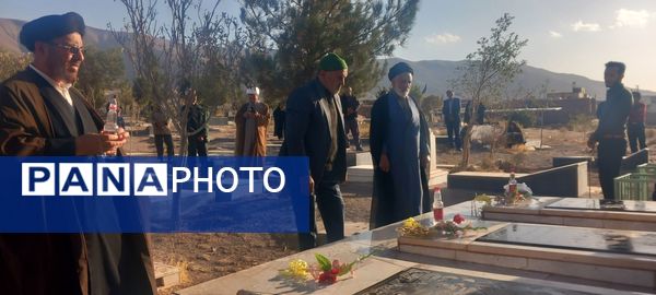 غبارروبی مزار شهدای روستای سربالا 