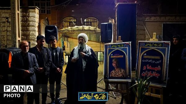 تجلیل از شهدا و جانبازان محله شهید گیلانی شهرستان ساوجبلاغ