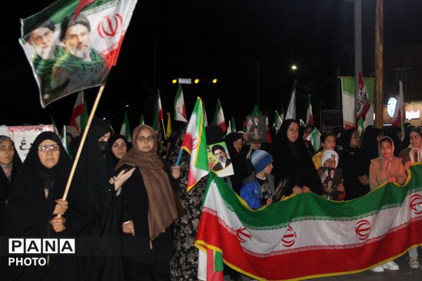 اجتماع مردمی شبانه شهید پرور شهرستان سملقان