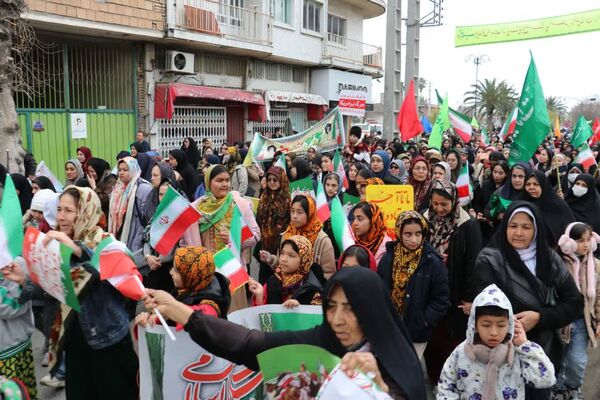 بندر ترکمن یکصدا با انقلاب؛ حماسه حضور در ۲۲ بهمن