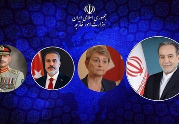 گفت‌وگوی عراقچی با وزرای خارجه ۶ کشور و فرمانده ارتش پاکستان درباره پاسخ ایران به رژیم صهیونیستی 