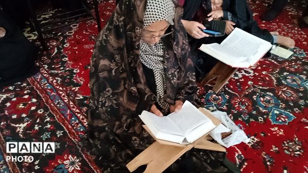 مراسم پر فیض دعای عرفه در مسجد چهارده معصوم الغدیر باحضور مردم 