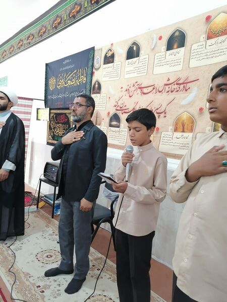 مراسم ایام فاطمیه دوم در مدارس سندرک