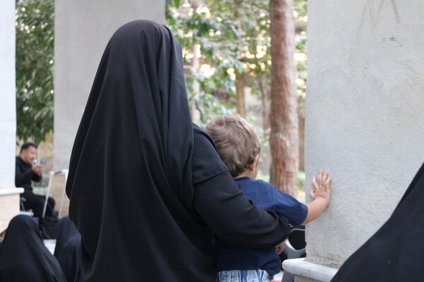 مراسم جاماندگان اربعین در کنار مزار شهدای سملقان