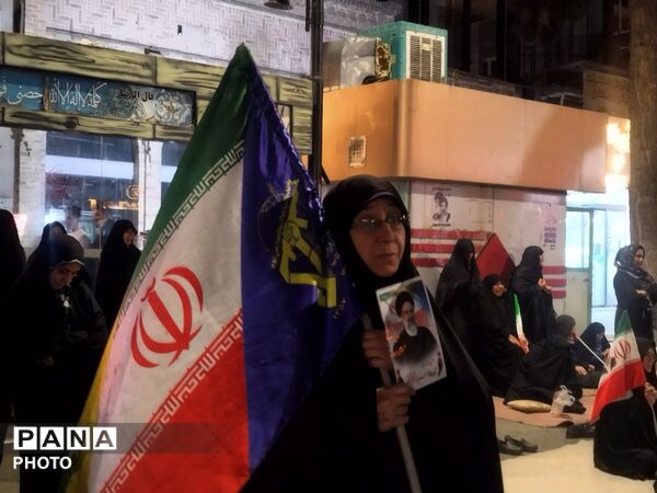 فریاد خون‌خواهی در نیشابور؛ برگزاری دویست و یازدهمین شب از اجتماع مردمی