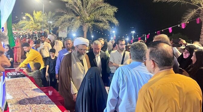 جزیره قشم میزبان «مهمانی چند کیلومتری غدیر»