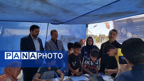 برپایی موکب سازمان دانش‌آموزی در شهرستان سملقان