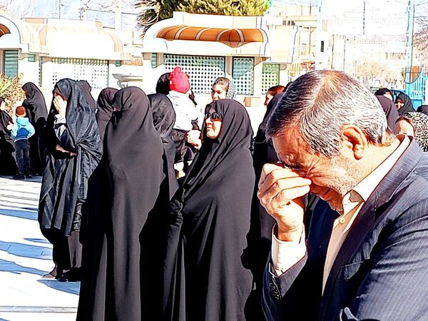 مراسم تشیع جانباز شهید مهدی نصری
