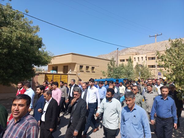 مراسم گرامیداشت شهادت سید حسن نصرالله و شهدای مقاومت در شهرستان سیروان 