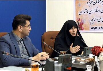 حضور مدیرکل امور بانوان استانداری مازندران در گلوگاه