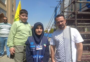 حضور مسئولان استانداری در راهپیمایی‌ روز‌‌ جهانی‌ قدس