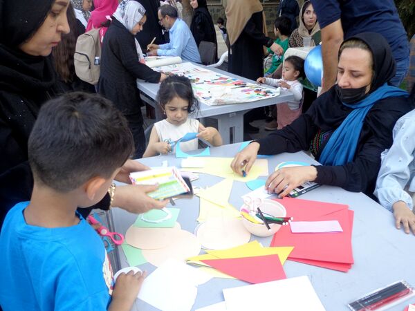 جلوه‌هایی از «جشن بادبادک‌ها» در بوستان علوی قم