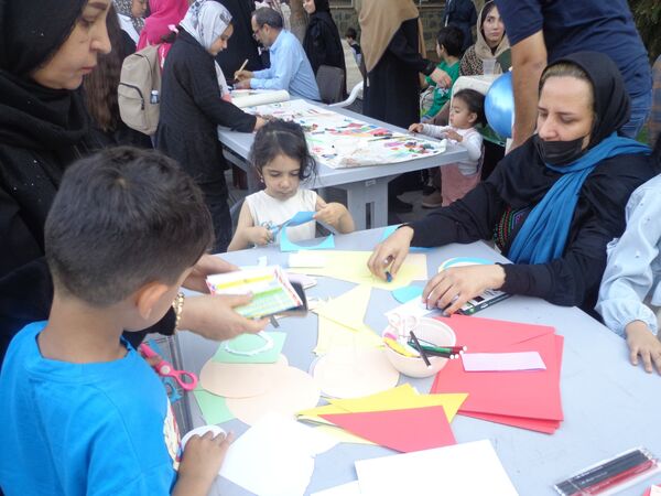 جلوه‌هایی از «جشن بادبادک‌ها» در بوستان علوی قم