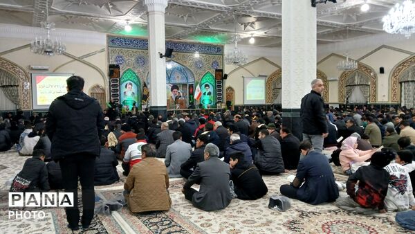 مراسم عزاداری شب قدر در زیارتگاه شهید مدرس