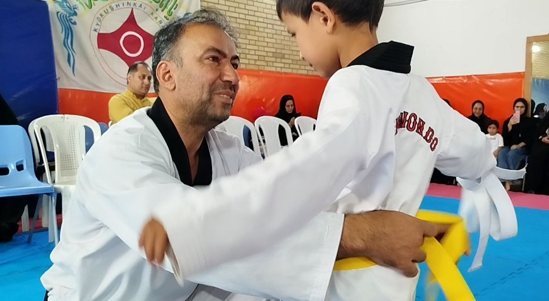 دانش اموزان تکواندوکار کاشمری پله اول ترقی را پیمودند