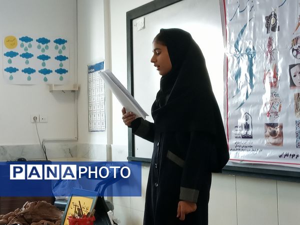 پویش تسبیح در دبیرستان فرهنگ کاشمر