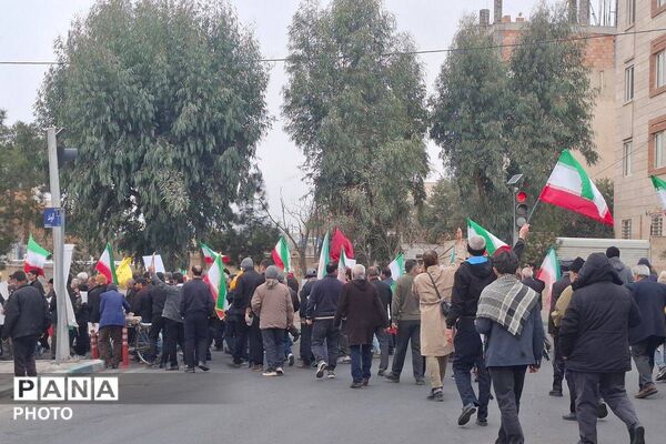 خروش مردم خاورشهر ناحیه یک ری در روز قدس؛ حمایت بی‌دریغ از فلسطین