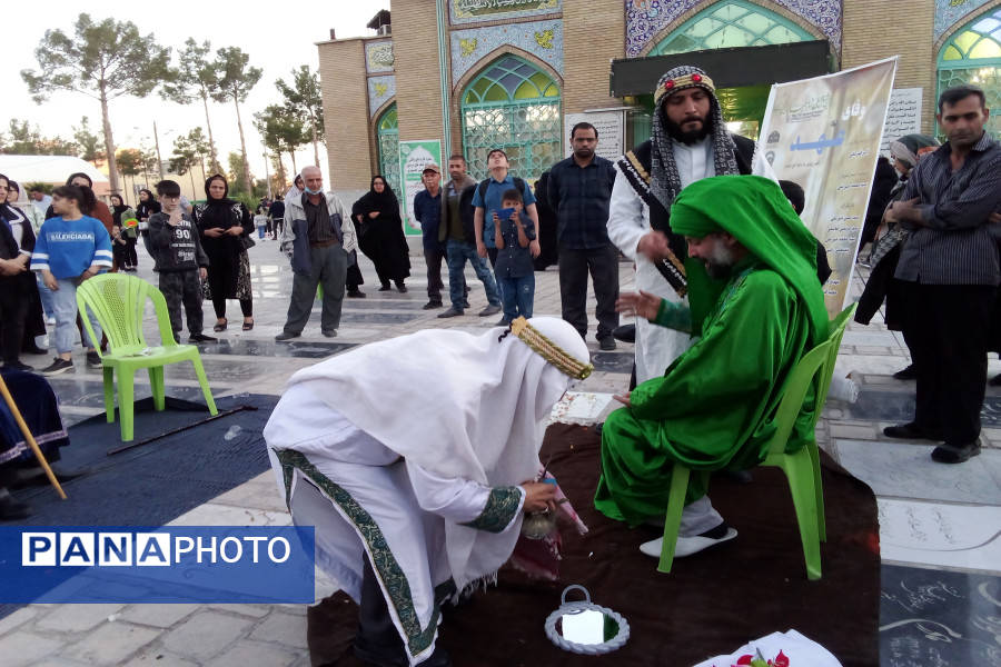 اجرای نمایش «وفای به عهد» به‌مناسبت دهه کرامت در شهرستان رباط کریم