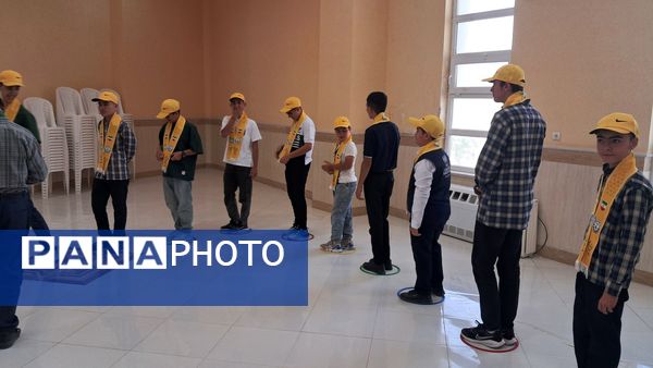 پیش اردوی ملی پسران در اردوگاه شهید چمران بجنورد 