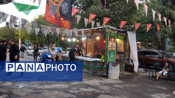 موکب‌های عزاداری‌، پذیرای عزاداران حسینی بودند