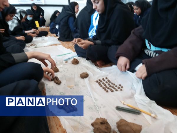 پویش تسبیح در دبیرستان فرهنگ کاشمر