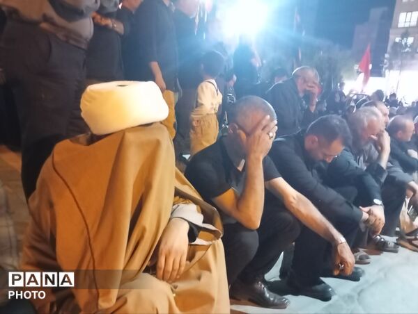 هفتمین شب از مراسم عزاداری امام حسین در حسینیه امام خامنه ای در قاب پانا