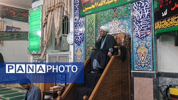 عزاداری شب‌های محرم در مسجد صاحب الزمان آشخانه 