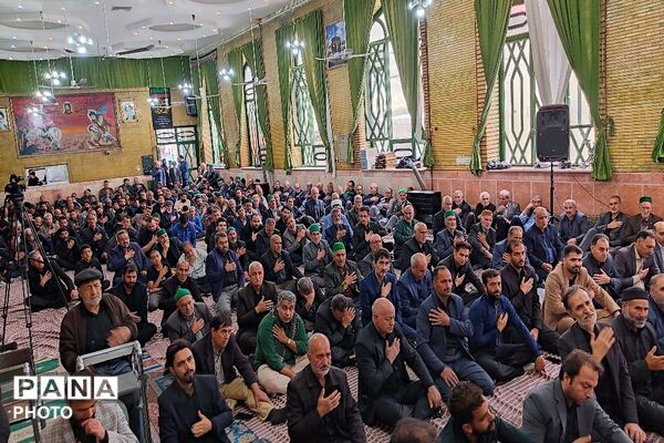 مراسم عزاداری شهادت امام جعفر صادق علیه السلام در حسینیه شهربار