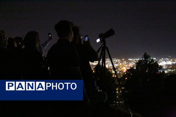 خسوف کامل ماه در تبریز