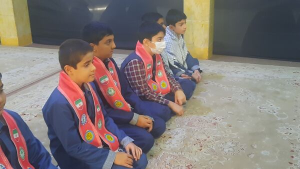 مراسم هفتمین روز شهادت‌ سید مقاومت در ناحیه۶ مشهد 
