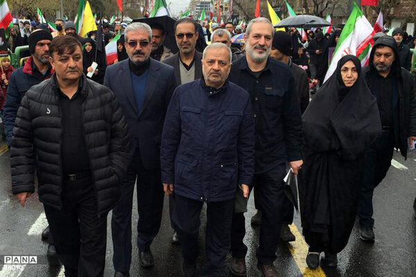 حضور وزیر آموزش و پرورش در راهپیمایی روز قدس در تهران