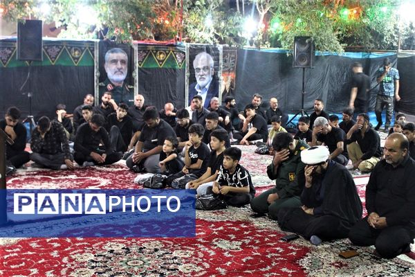 مراسم عزاداری دهه اول ماه صفر در روستای مومن آباد قم