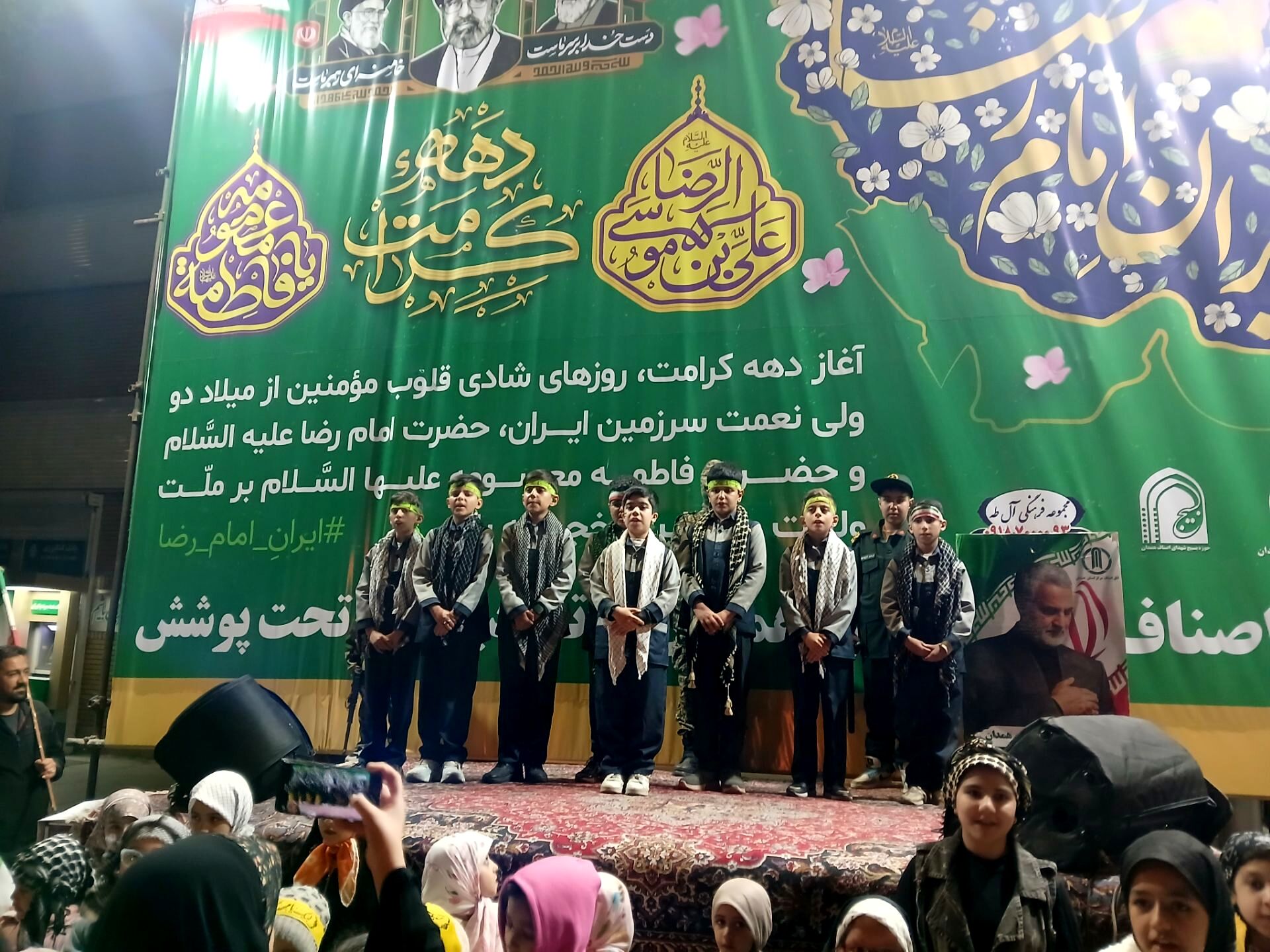 حضور پر شور مردم همدان ،در اجتماعات شبانه آرامگاه بوعلی 
