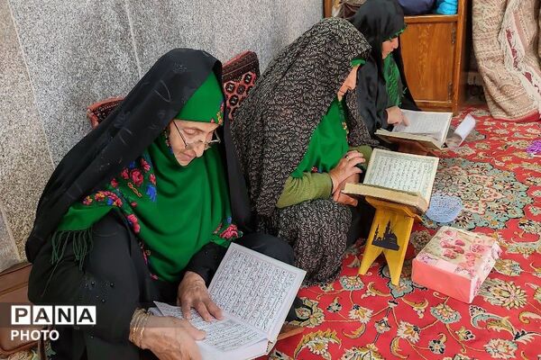محفل انس با قرآن کریم در مسجد جامع شهر بار