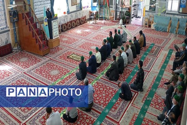 اقامه نماز جمعه همزمان با وفات حضرت معصومه (س) در مسجد جامع شهر بار نیشابور