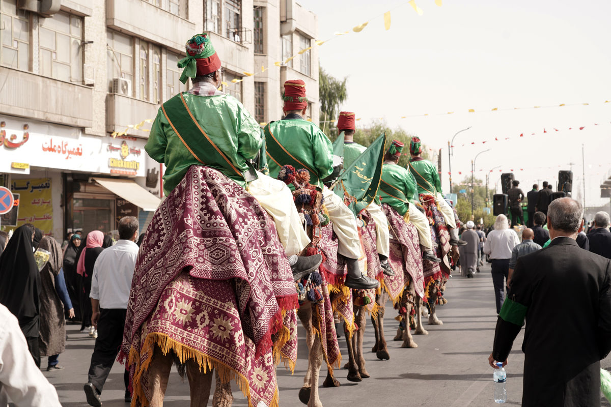 جلوه هایی از کاروان نمادین ورود کریمه اهل بیت به قم
