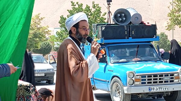 خیابان‌های بن، رنگ ماتم گرفت: تشییع نمادین پیکر امام هشتم